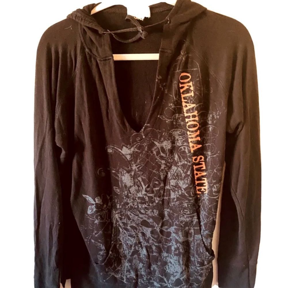 Oklahoma State University Black Hoodie Size Medium